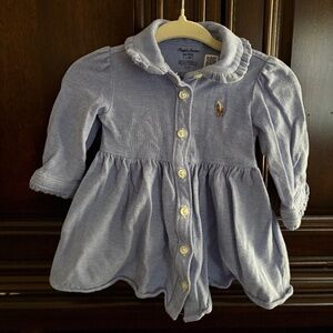 Knit Mesh Oxford Dress & Bloomer